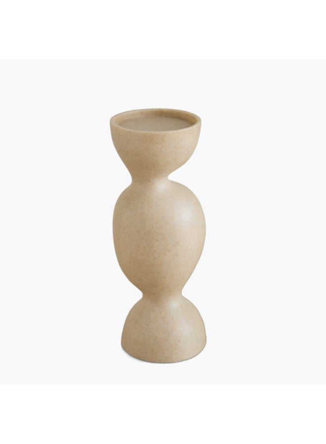Home Box Luxe Polyresin Candleholder - Beige - Image 5